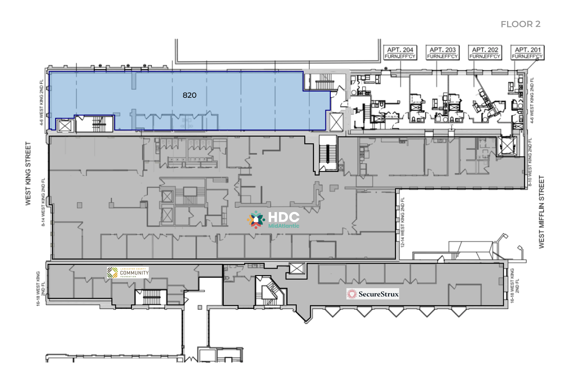 Intel Floorplan - Floor 2