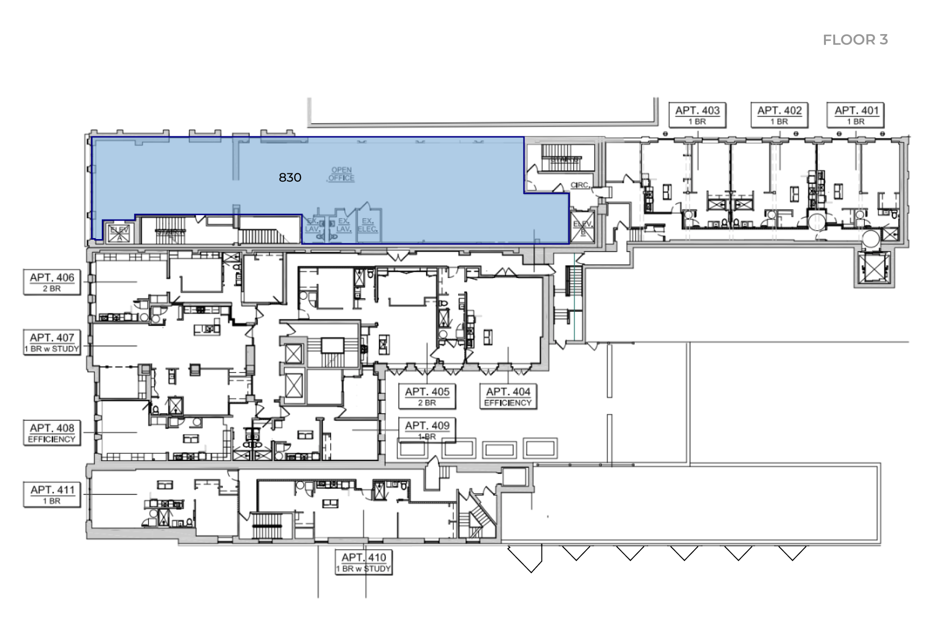 Intel Floorplan - Floor 3